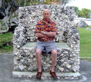 Dave on the Shell Throne